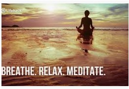 Stress and Meniere's disease - image "breathe, relax, meditate