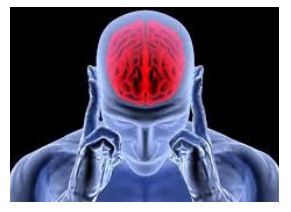 Stress and Meniere's disease - image of man holding head in stressed state.