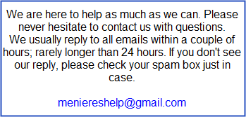 Contact Meniere's Help